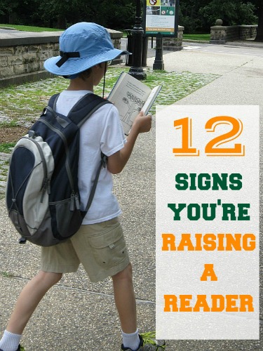 Are you raising a reader? 12 signs.