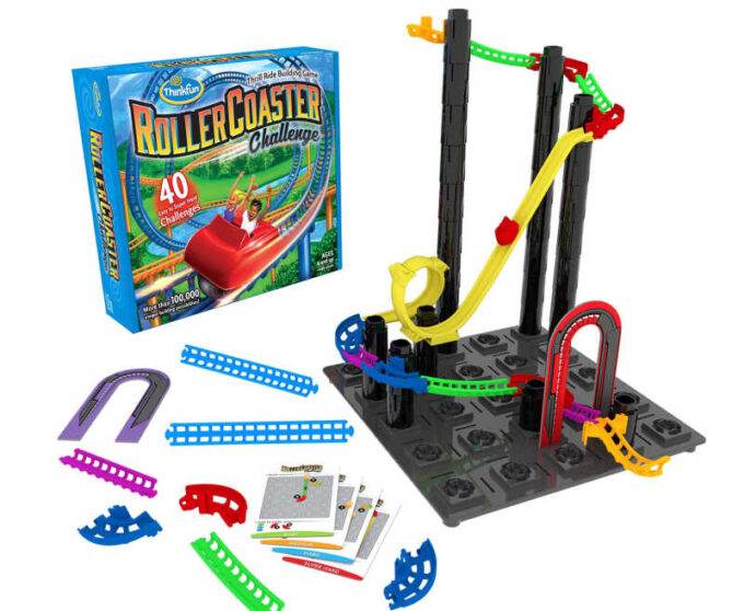 Roller coaster challenge logic game 