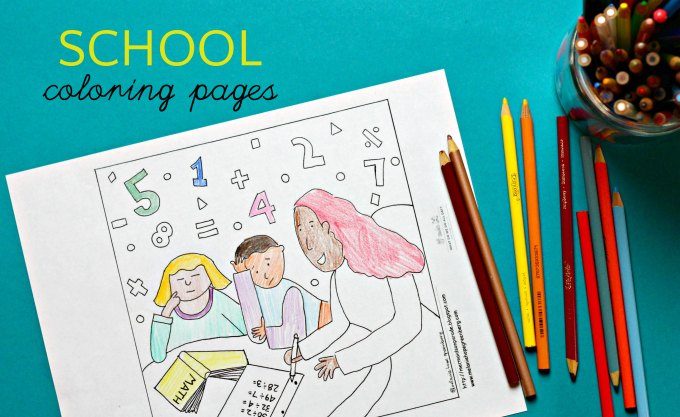 Free school coloring pages to reduce anxiety