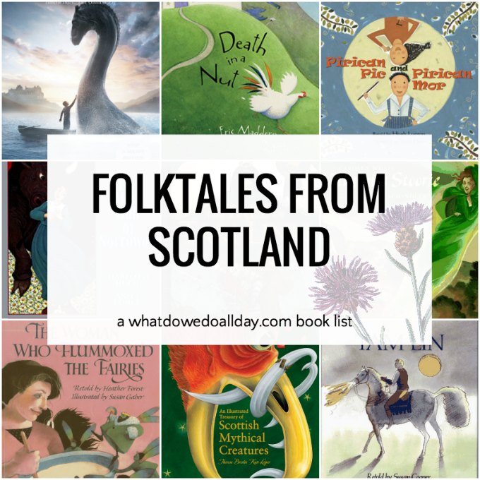 Picture books for kids about Scottish folktales