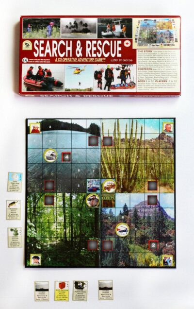 Search and Rescue cooperative game from family pastimes