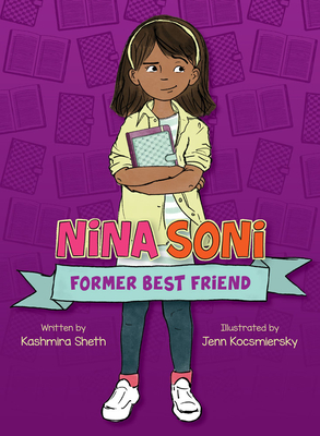 nina soni book cover. girl on purple background