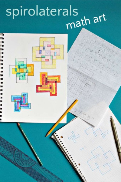 How to make spirolaterals with multiplication.