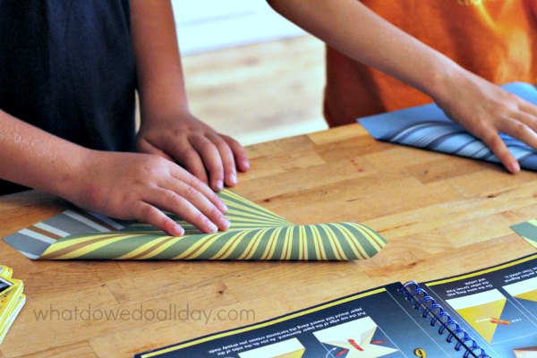 Folding paper airplanes as a STEM activity