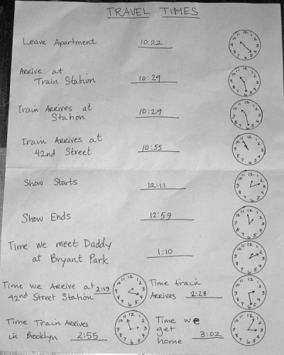 Telling time activity for kids to do while traveling. 