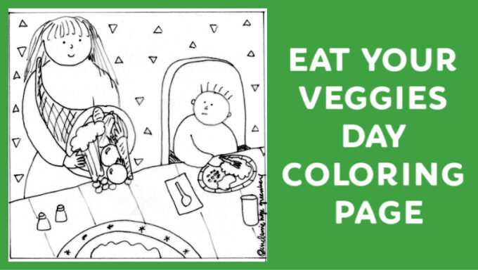 Vegetable coloring page