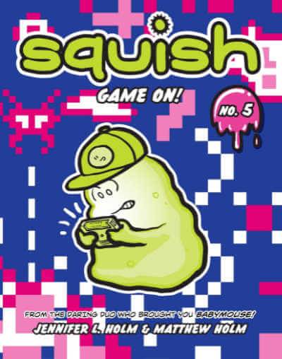 Book cover showing amoeba playing a video game