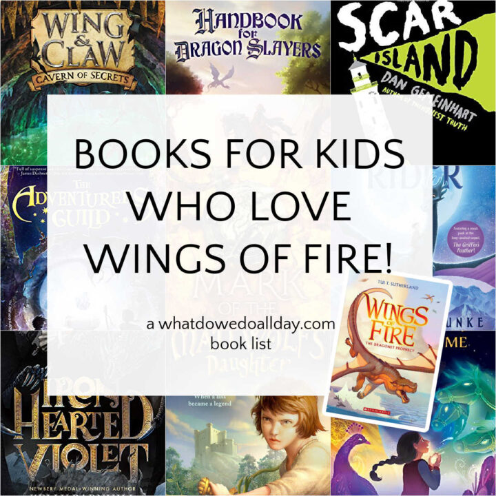 Collage of books like Wings of Fire