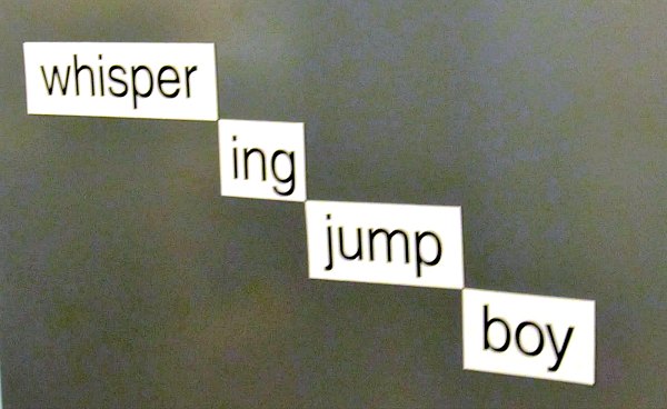 magnetic word wall poetry