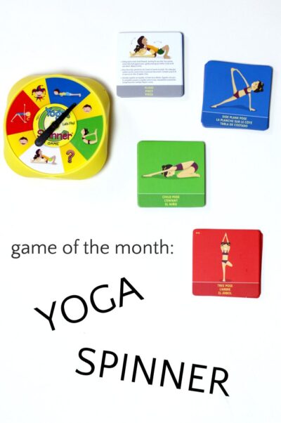 Yoga Spinner game for kids and families.