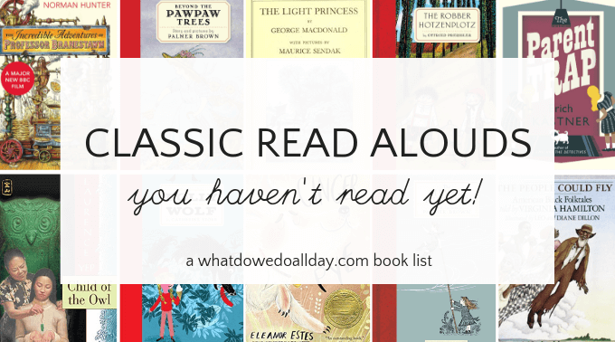 Classic read aloud books for children and families