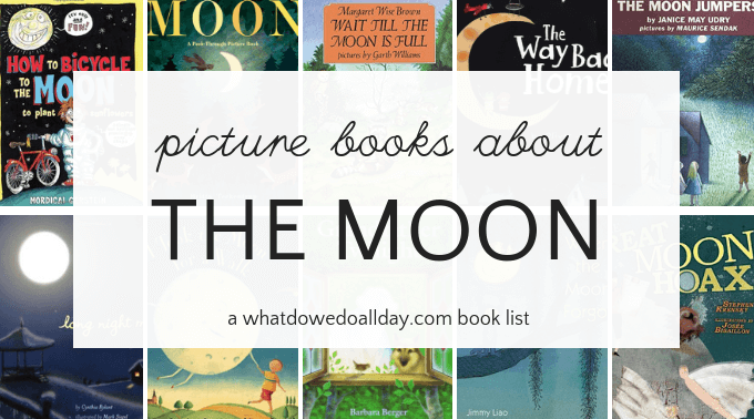 Moon themed picture books for children