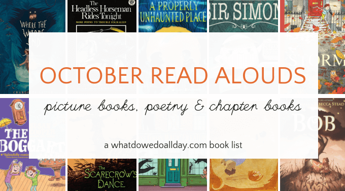 List of books to read aloud to children in October