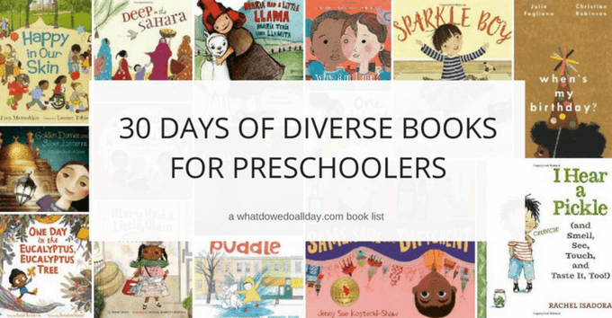 Diverse picture books for preschoolers.