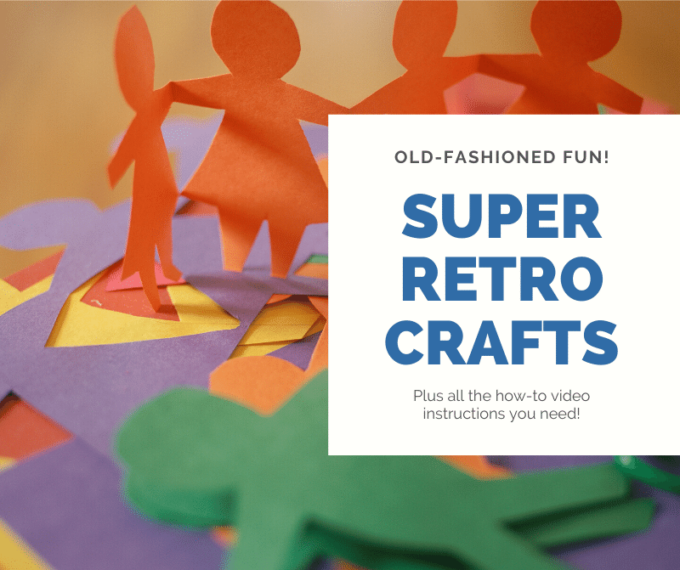 Retro crafts for kids