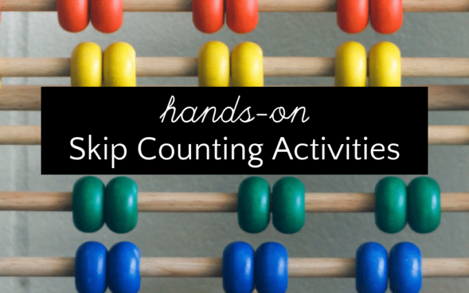 Abacus for hands on skip counting practice
