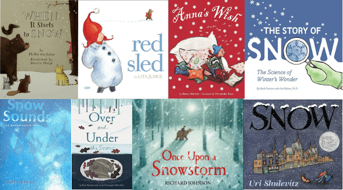 Children's picture books about snow