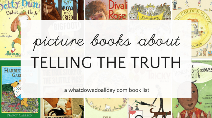 Picture books about lying and telling the truth
